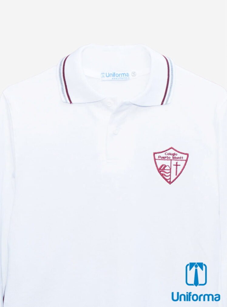 Polera Uniforme Manga Larga Colegio Puerto Montt