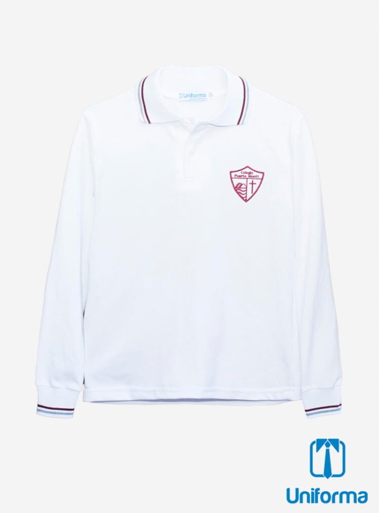 Polera Uniforme Manga Larga Colegio Puerto Montt