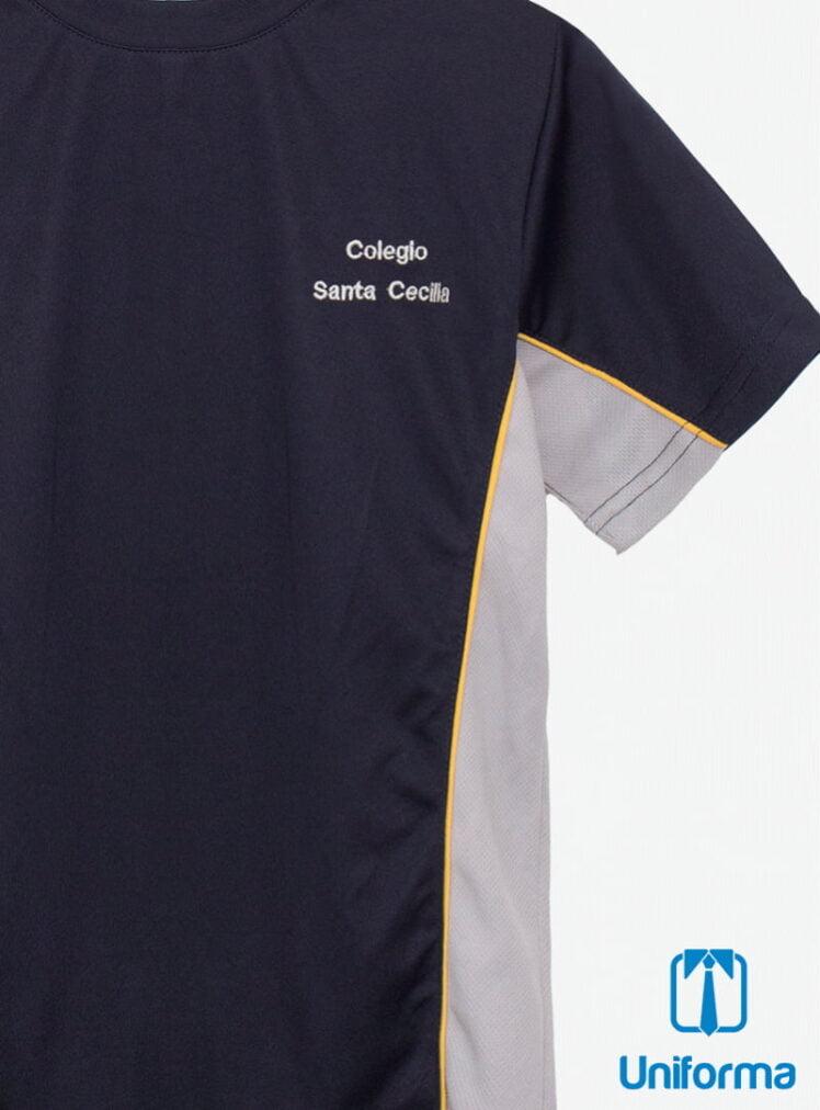 Polera polo deporte manga corta Santa Cecilia
