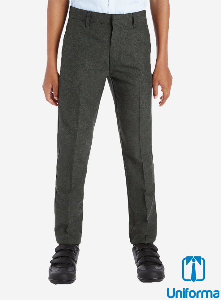 Pantalon Escolar Gris Slim Fit Uniformes Escolares Genéricos 