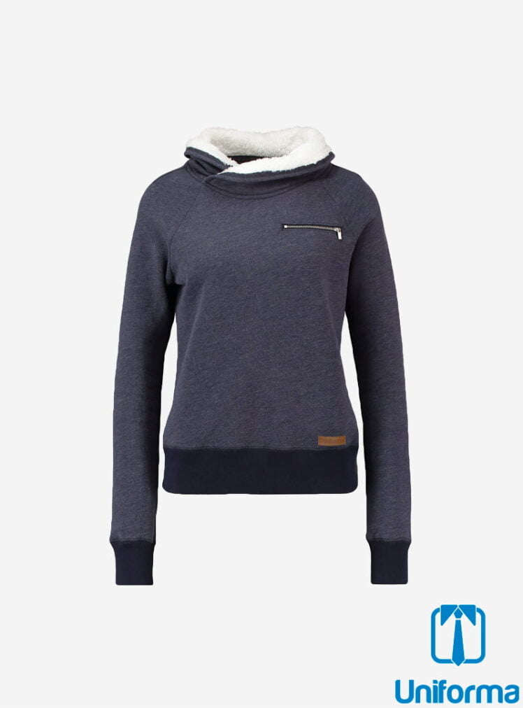 Poleron Azul Navy Mujer | Invierno