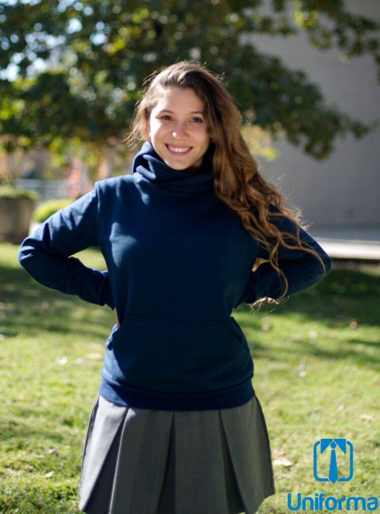 Poleron Gorro y Cuello Mujer