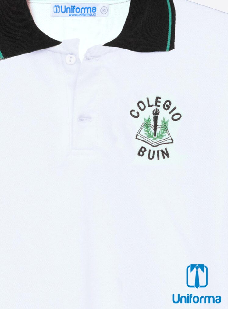 Polera manga corta uniforme Colegio Buin