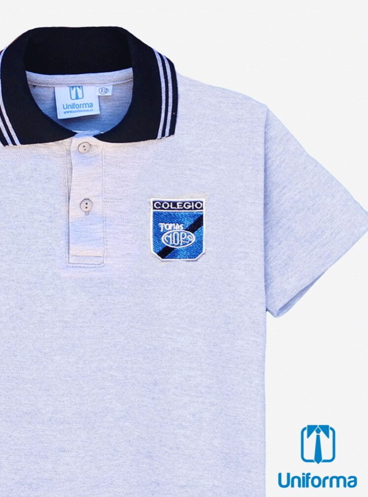 Polera manga corta uniforme Colegio Tomas Moro