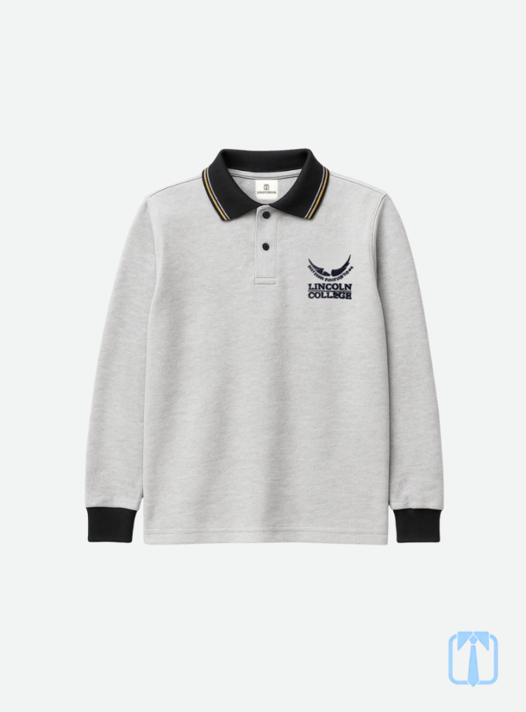 Polera pique manga larga Lincoln College