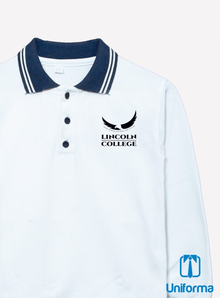 Polera manga larga Lincoln College Huechuraba