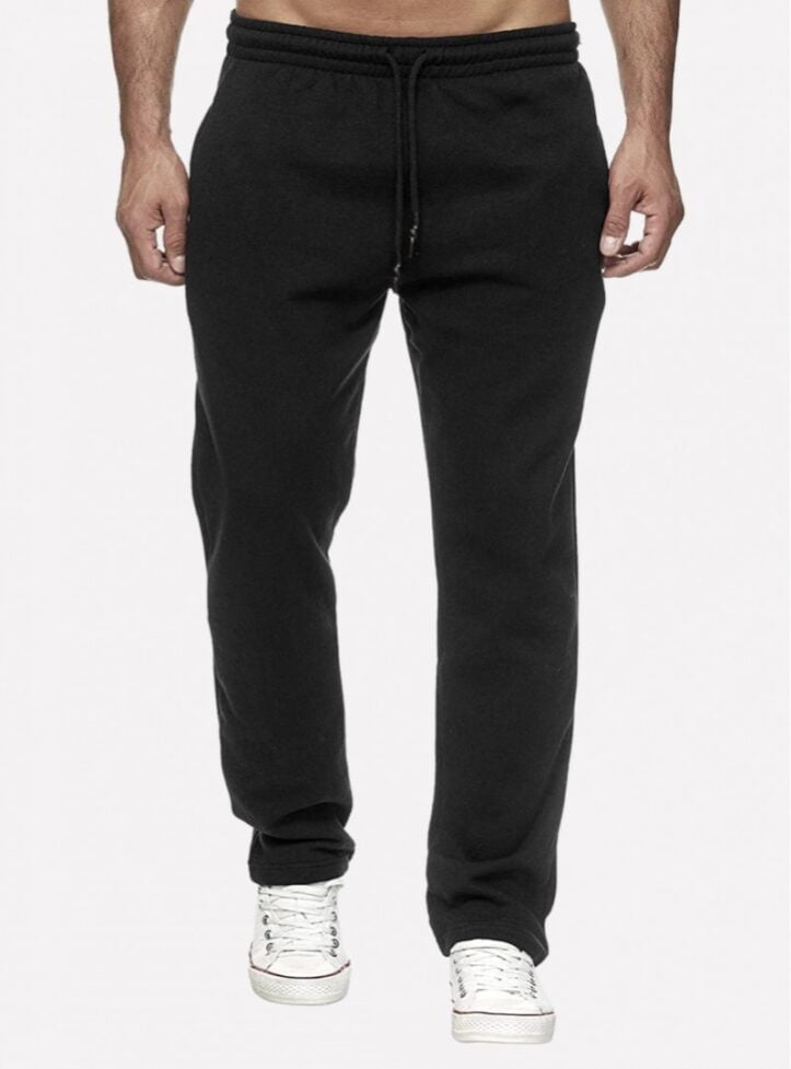Pantalón Buzo Clásico Negro Hombre