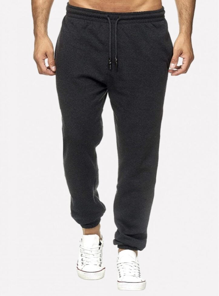 Pantalón Buzo Jogger Gris Oscuro Hombre